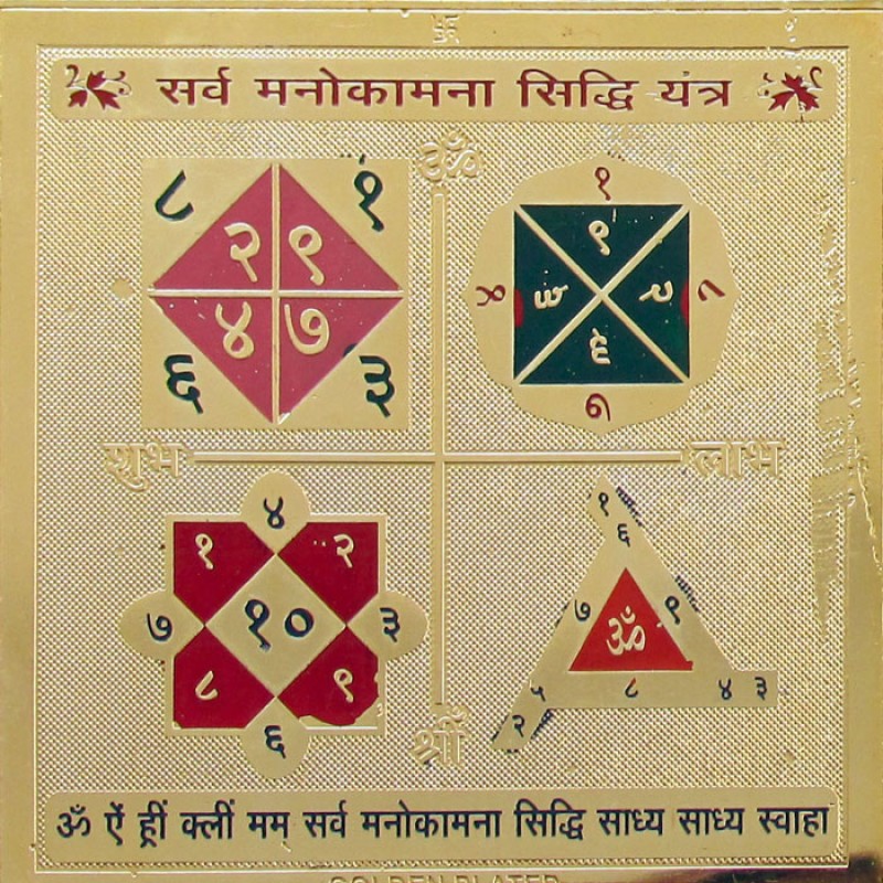 Sarva Manokamna Siddhi Yantra GM