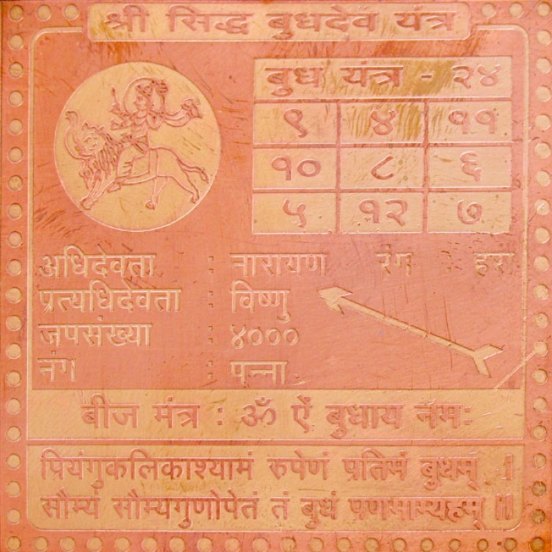 Shree Siddha Budhdev Yantra TM