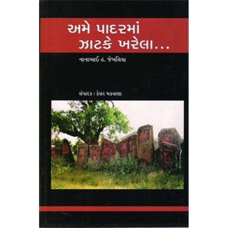 Ame Padarma Zaatake Kharela by Nanabhai Jebaliya | Shree Pustak Mandir | Novel Gujarati